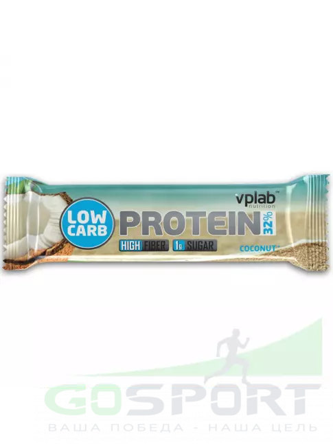 Протеиновый батончик VP Laboratory LOW CARB PROTEIN BAR 35 г, Кокос Протеиновый батончик VP Laboratory LOW CARB PROTEIN BAR 35 г, Кокос