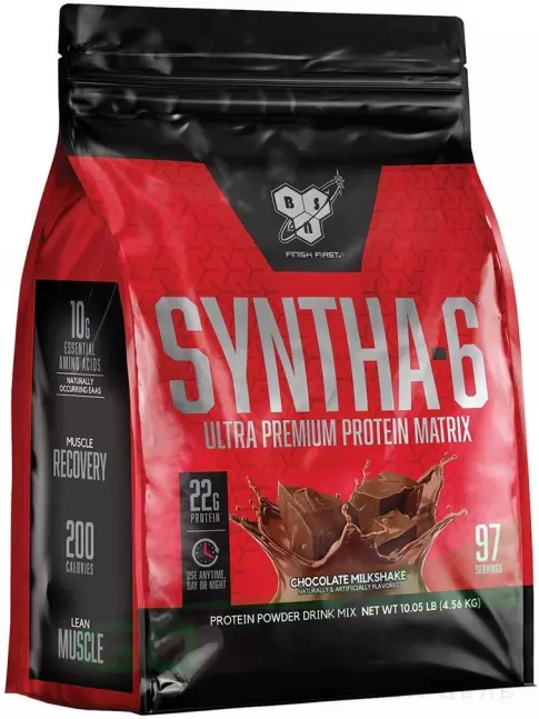 Комплексный протеин BSN SYNTHA-6 4560 г, Шоколадно-молочный коктейль Комплексный протеин BSN SYNTHA-6 4560 г, Шоколадно-молочный коктейль