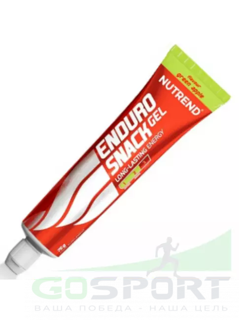Энергетический гель питьевой NUTREND EnduroSnack туба 10 x 75 г, Зеленое яблоко Энергетический гель питьевой NUTREND EnduroSnack туба 10 x 75 г, Зеленое яблоко