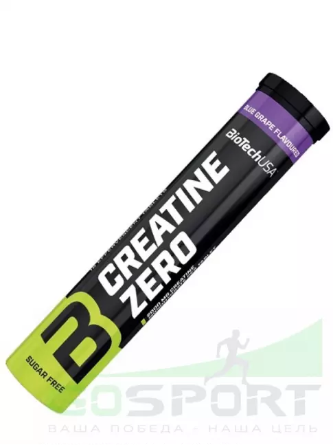 Креатин моногидрат BioTechUSA Creatine Zero Effervescent tablet 18 таблеток, Виноград Креатин моногидрат BioTechUSA Creatine Zero Effervescent tablet 18 таблеток, Виноград