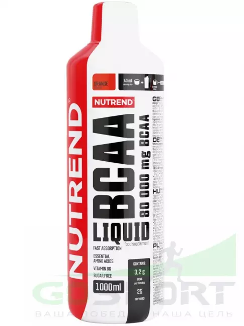 BCAA NUTREND BCAA Liquid 2:1:1 1000 мл, Апельсин