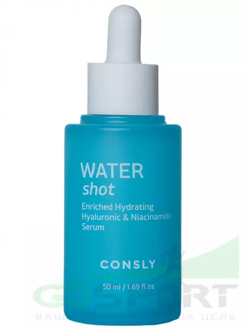 Сыворотки для лица CONSLY WATER SHOT Enriched Hydrating Hyaluronic and Niacinamide Serum 50 мл