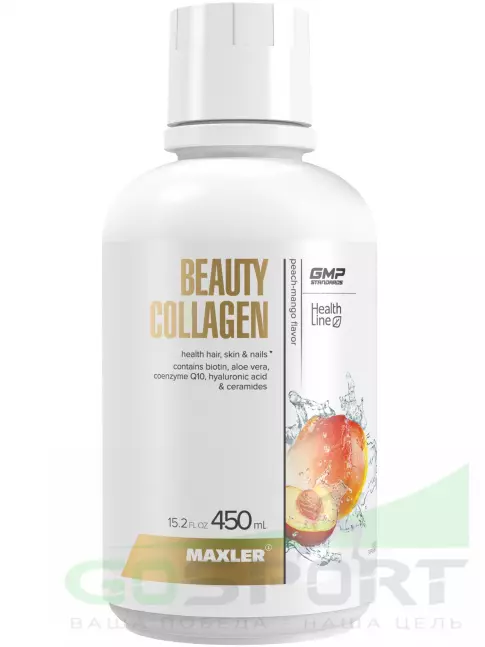 Коллаген жидкий MAXLER Beauty Collagen 450 мл, Персик - Манго Коллаген жидкий MAXLER Beauty Collagen 450 мл, Персик - Манго