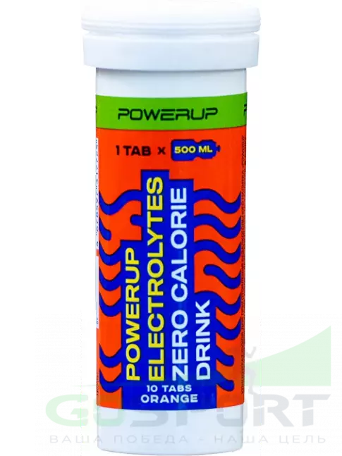 Электролиты в шипучках Powerup ELECTROLYTES ZERO CALORIE DRINK 2 x 10 шипучих таблеток, Микс Электролиты в шипучках Powerup ELECTROLYTES ZERO CALORIE DRINK 2 x 10 шипучих таблеток, Микс