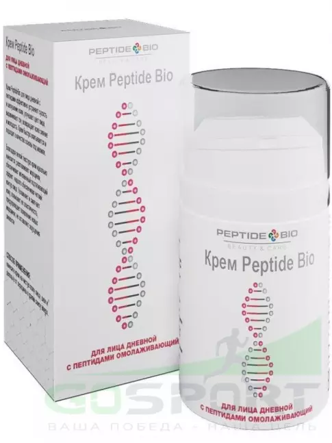 Уход за телом PeptideBio Крем для лица дневной с пептидами омолаживающий 50 мл Уход за телом PeptideBio Крем для лица дневной с пептидами омолаживающий 50 мл