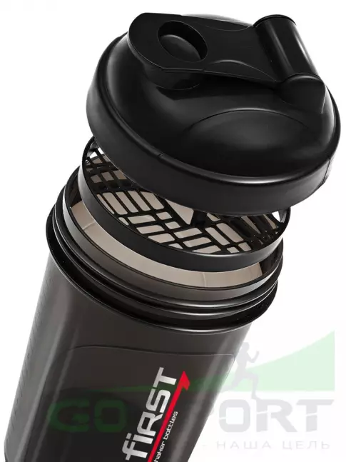 Шейкер 600 мл Be First Shaker 3in1 TS1352 500 мл, Черный Шейкер 600 мл Be First Shaker 3in1 TS1352 500 мл, Черный