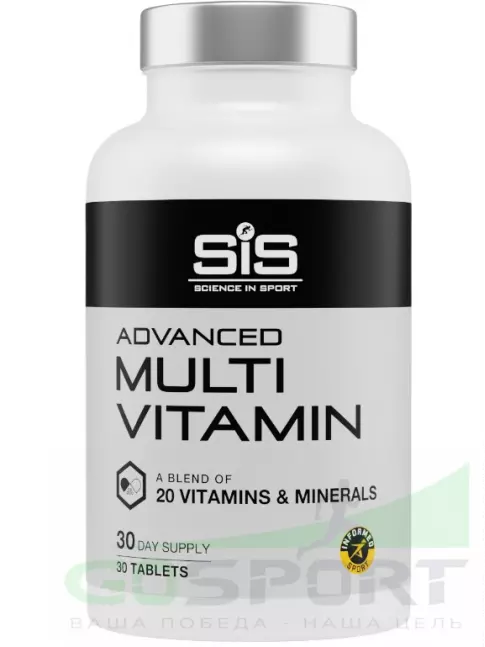 Витаминный комплекс SCIENCE IN SPORT (SiS) Advanced Multivitamins 30 таблеток Витаминный комплекс SCIENCE IN SPORT (SiS) Advanced Multivitamins 30 таблеток