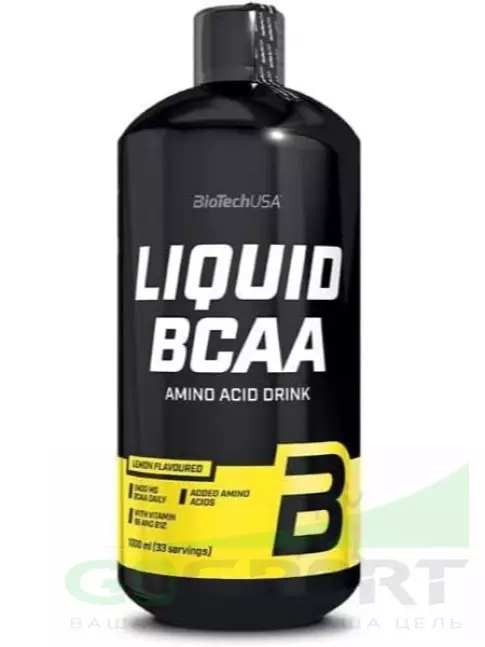 BCAA BioTechUSA Liquid BCAA 2:1:1 2400 mg 1000 мл, Лимон BCAA BioTechUSA Liquid BCAA 2:1:1 2400 mg 1000 мл, Лимон