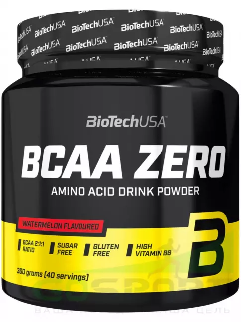 BCAA BioTechUSA BCAA Zero 2:1:1 360 г, Арбуз BCAA BioTechUSA BCAA Zero 2:1:1 360 г, Арбуз