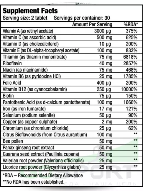 Витамины группы B BioTechUSA B-Complex 60 капсул Витамины группы B BioTechUSA B-Complex 60 капсул