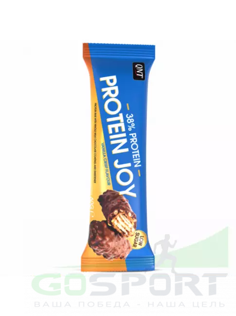 Протеиновый батончик QNT PROTEIN JOY BAR 12 x 60 г, Хрустящий ванильный лед Протеиновый батончик QNT PROTEIN JOY BAR 12 x 60 г, Хрустящий ванильный лед