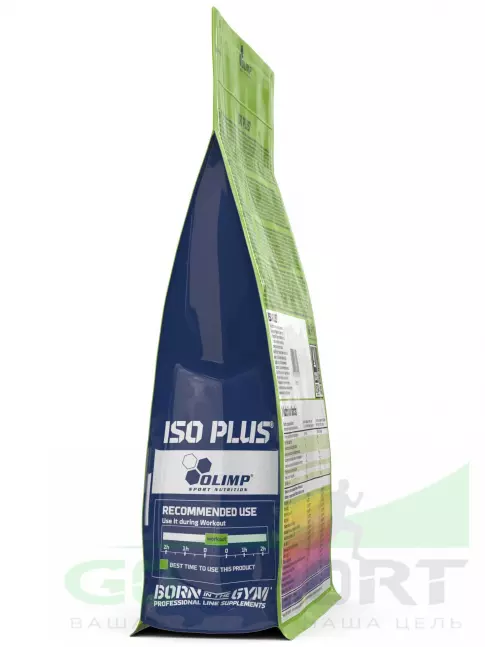 Изотоник OLIMP ISO PLUS 1505 г, Тропик Блю Изотоник OLIMP ISO PLUS 1505 г, Тропик Блю