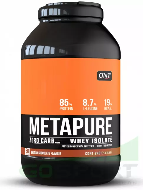 Изолят протеина QNT METAPURE ZERO CARB 2000 г, Бельгийский шоколад Изолят протеина QNT METAPURE ZERO CARB 2000 г, Бельгийский шоколад