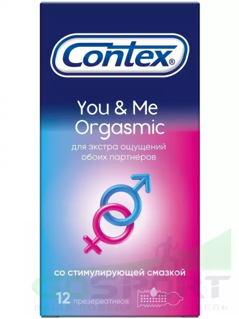 Презервативы Contex You & Me Orgasmic 12 шт