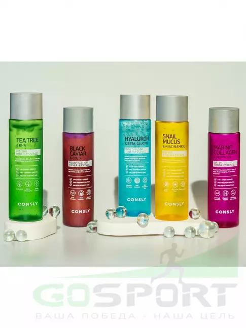 Тонеры для лица CONSLY Marine Collagen & Peptides Lifting Toner-Essence 200 мл Тонеры для лица CONSLY Marine Collagen & Peptides Lifting Toner-Essence 200 мл