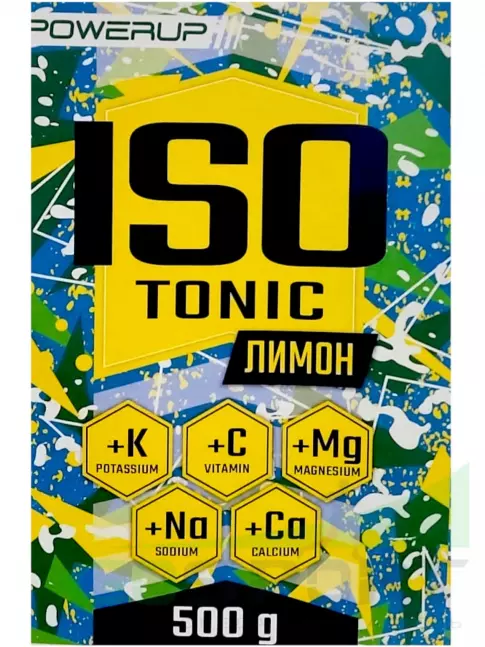 Изотоник Powerup Изотоник 500 г, Лимон Изотоник Powerup Изотоник 500 г, Лимон