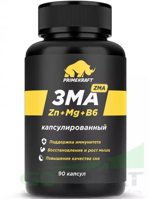 Магний+цинк+B6 PRIMEKRAFT ЗМА 90 капсул
