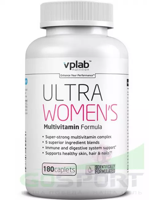 Витамины для женщин VP Laboratory ULTRA WOMEN'S 180 каплет Витамины для женщин VP Laboratory ULTRA WOMEN'S 180 каплет