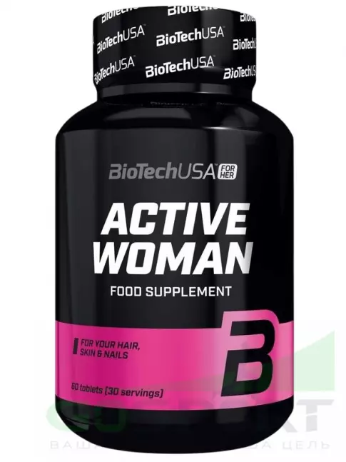 Витамины для женщин BioTechUSA Active Woman 60 таблеток Витамины для женщин BioTechUSA Active Woman 60 таблеток