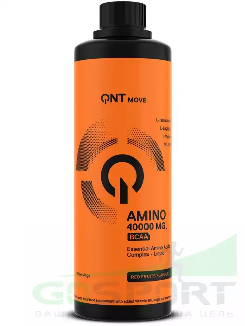 Жидкие аминокислоты QNT Amino Acid Liquid 500 мл, Красные фрукты Жидкие аминокислоты QNT Amino Acid Liquid 500 мл, Красные фрукты