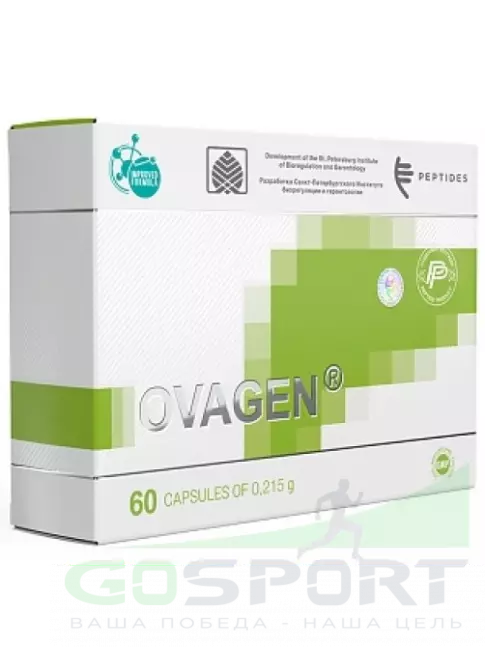 Пептиды Хавинсона PEPTIDES Оваген (Ovagen) 60 капсул Пептиды Хавинсона PEPTIDES Оваген (Ovagen) 60 капсул