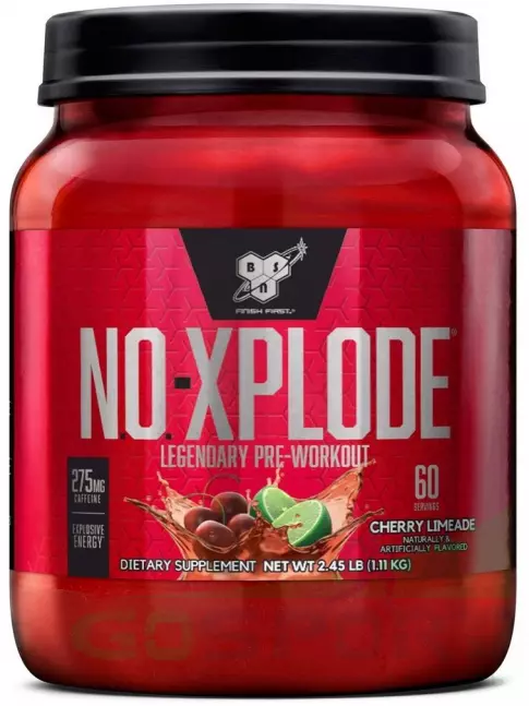 Предтреник в порошке BSN NO-XPLODE 3.0 New 1110 г, Вишневый лимонад Предтреник в порошке BSN NO-XPLODE 3.0 New 1110 г, Вишневый лимонад