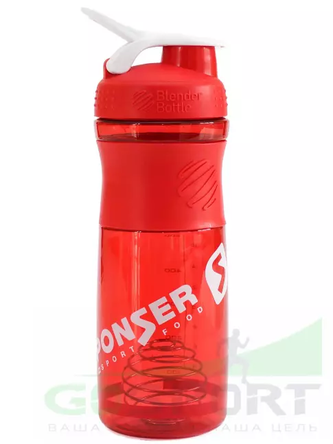 Шейкер 800 мл SPONSER BLENDER BOTTLE 828 мл / 28 oz, Красный