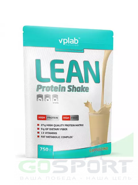 Комплексный протеин VP Laboratory LEAN PROTEIN SHAKE 750 г, Капучино Комплексный протеин VP Laboratory LEAN PROTEIN SHAKE 750 г, Капучино