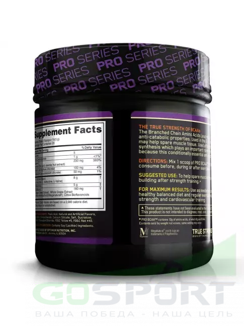 BCAA Optimum Nutrition PRO BCAA 2:1:1 390 г, Персик - Манго BCAA Optimum Nutrition PRO BCAA 2:1:1 390 г, Персик - Манго