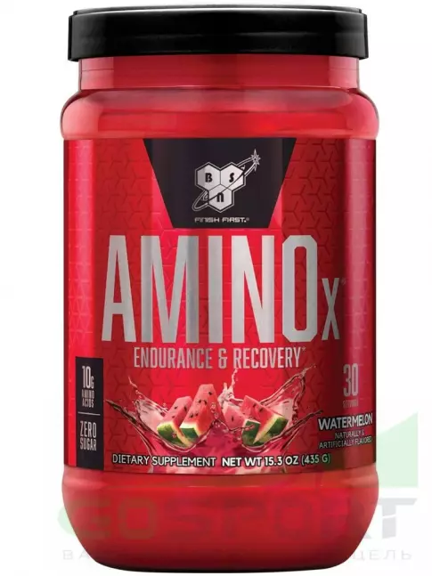 Аминокислоты BSN Amino-X 2:1:1 435 г, Арбуз Аминокислоты BSN Amino-X 2:1:1 435 г, Арбуз