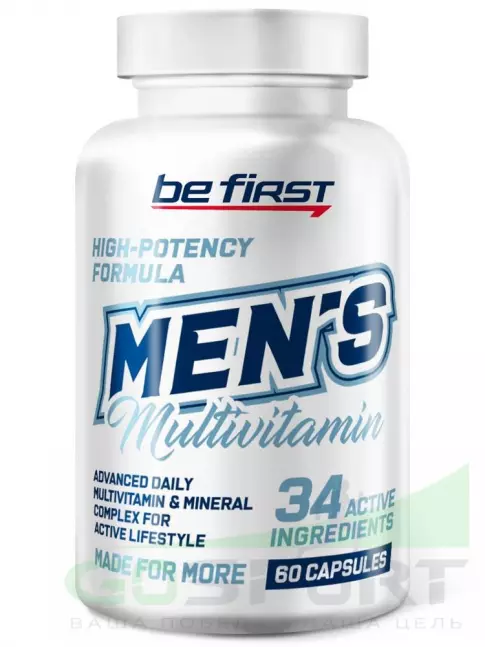 Витаминный комплекс Be First Men's Multivitamin 60 капсул Витаминный комплекс Be First Men's Multivitamin 60 капсул