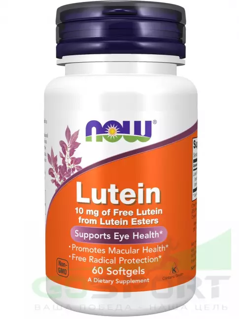 Для зрения NOW Foods Lutein 10 mg (From Esters) 60 гелевых капсул Для зрения NOW Foods Lutein 10 mg (From Esters) 60 гелевых капсул