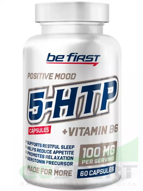 5-HTP Be First 5-HTP Capsules (5-ХТП / экстракт гриффонии) 60 капсул 5-HTP Be First 5-HTP Capsules (5-ХТП / экстракт гриффонии) 60 капсул