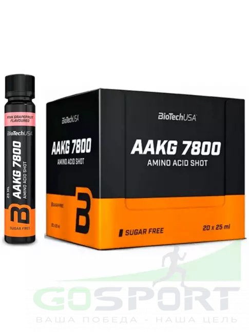 Аргинин / AAKG BioTechUSA AAKG 7800 mg 20 х 25 мл, Розовый грейпфрут Аргинин / AAKG BioTechUSA AAKG 7800 mg 20 х 25 мл, Розовый грейпфрут