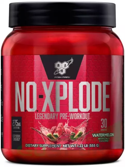 Предтреник в порошке BSN NO-XPLODE 3.0 New 555 г, Арбуз Предтреник в порошке BSN NO-XPLODE 3.0 New 555 г, Арбуз