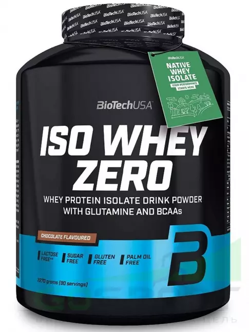 Изолят протеина BioTechUSA Iso Whey Zero 2270 г, Шоколад Изолят протеина BioTechUSA Iso Whey Zero 2270 г, Шоколад