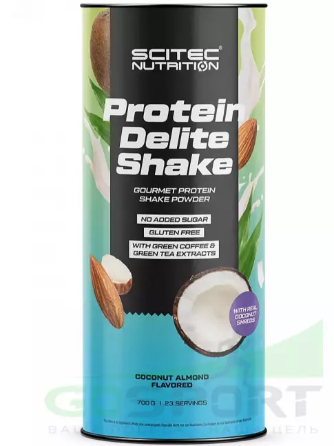 Комплексный протеин Scitec Nutrition Protein Delite Shake 700 г, Миндаль-Кокос