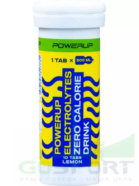 Электролиты в шипучках Powerup ELECTROLYTES ZERO CALORIE DRINK 2 x 10 шипучих таблеток, Микс Электролиты в шипучках Powerup ELECTROLYTES ZERO CALORIE DRINK 2 x 10 шипучих таблеток, Микс