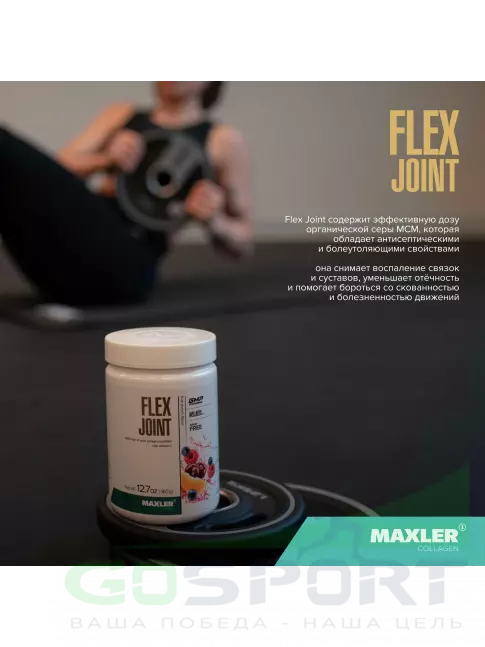 Комплекс хондропротекторов MAXLER Flex Joint 360 г, Фруктовый пунш Комплекс хондропротекторов MAXLER Flex Joint 360 г, Фруктовый пунш
