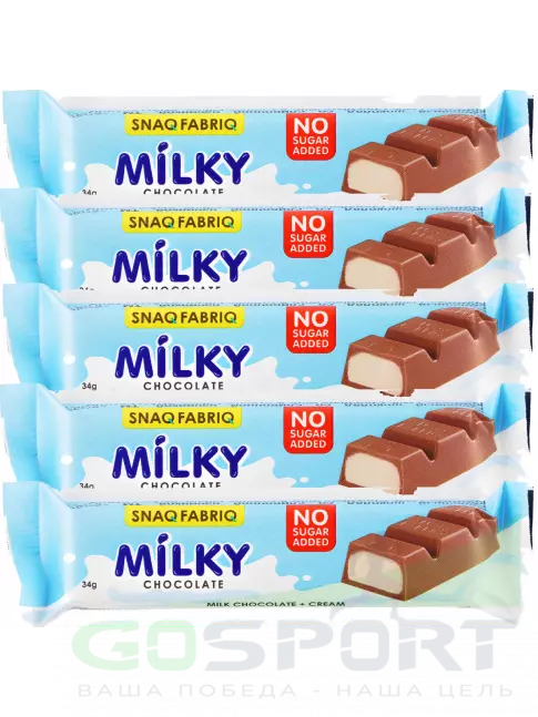 Диетический продукт SNAQ FABRIQ Milky 5 x 34 г, Сливочный