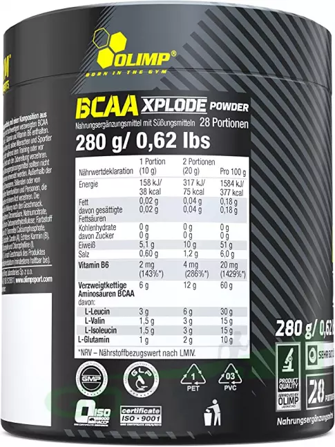 BCAA OLIMP BCAA Xplode Powder 280 г, Кола