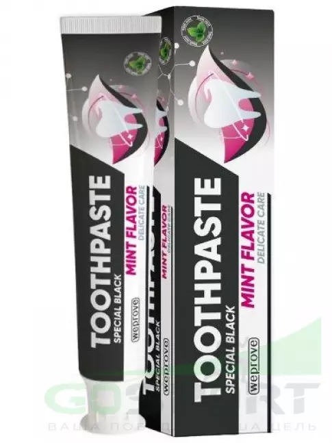 Зубные пасты и ополаскиватели Weprove Special Black Mint Toothpaste 100 г Зубные пасты и ополаскиватели Weprove Special Black Mint Toothpaste 100 г