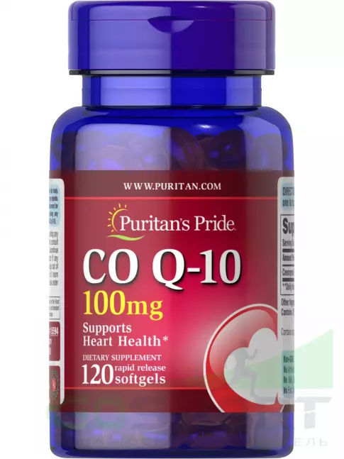 Коэнзим Q10 Puritan's Pride CO Q-10 100 mg 120 капсул