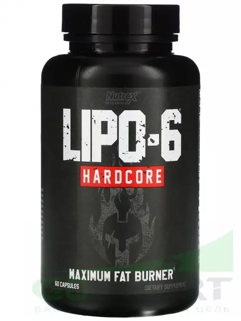 Термогеник Nutrex Lipo-6 Hardcore 60 капсул