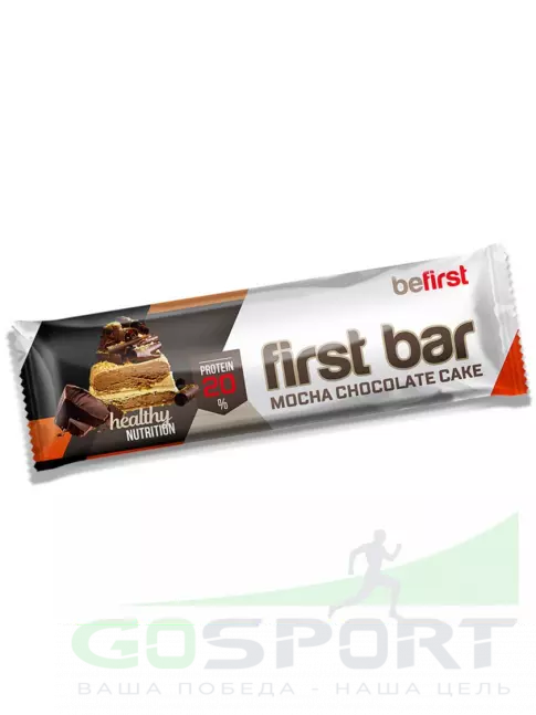 Протеиновый батончик Be First First bar углеводно-протеиновый батончик 3 x 40 г, Шоколад-Мокко