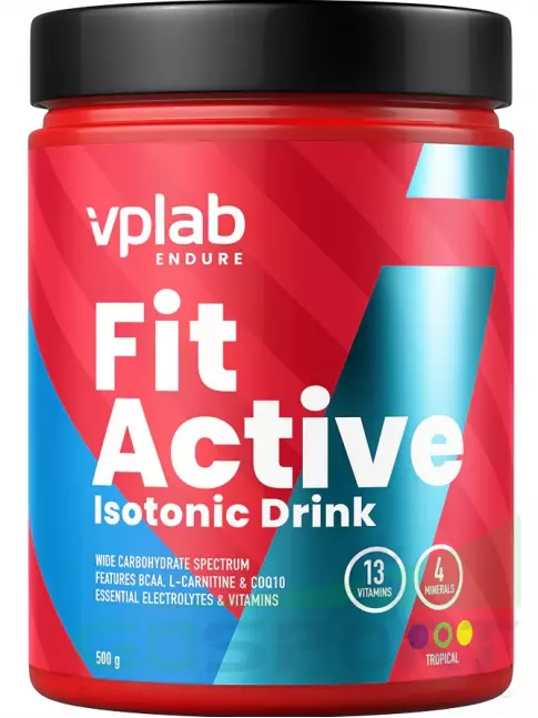 Изотоник VP Laboratory FITACTIVE ISOTONIC DRINK 500 г, Тропические фрукты Изотоник VP Laboratory FITACTIVE ISOTONIC DRINK 500 г, Тропические фрукты
