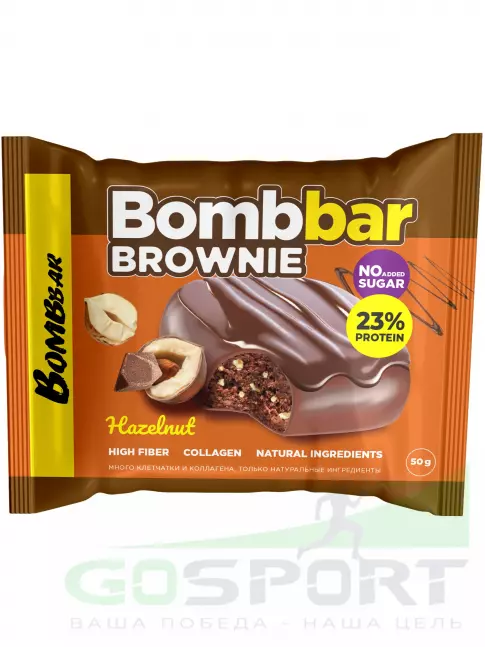 Протеиновый батончик BombBar Печенье глазированное Brownie 6 x 50 г, Микс 3 Протеиновый батончик BombBar Печенье глазированное Brownie 6 x 50 г, Микс 3