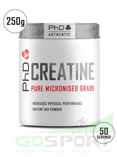 Креатин моногидрат PhD Nutrition Креатин 250 г Креатин моногидрат PhD Nutrition Креатин 250 г