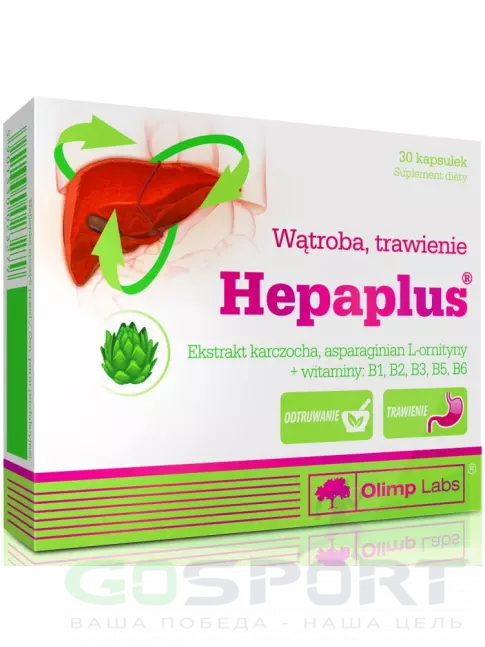 Адаптогены OLIMP HepaPlus 30 капсул Адаптогены OLIMP HepaPlus 30 капсул