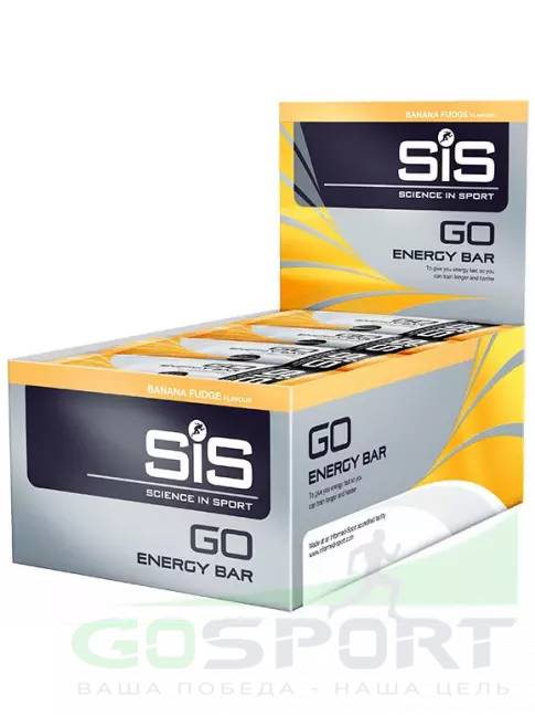 Энергетический батончик SCIENCE IN SPORT (SiS) GO Energy Mini Bar 30 x 40 г, Банан Энергетический батончик SCIENCE IN SPORT (SiS) GO Energy Mini Bar 30 x 40 г, Банан